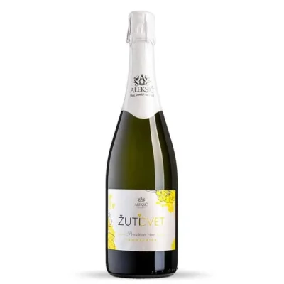 Aleksić penušavo vino Žuti cvet 0.75