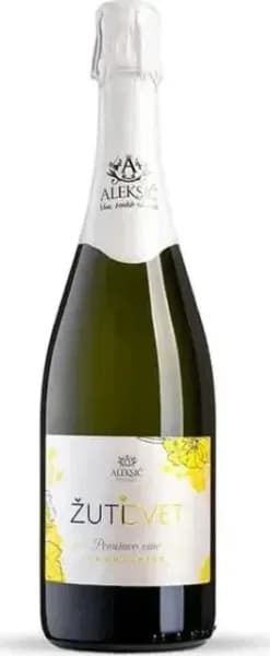 Aleksić penušavo vino Žuti cvet 0.75