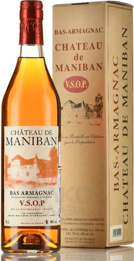 Armagnac Chateau de Maniban VSOP 0.70