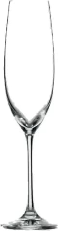 A glass of Spiegelau sparkling wine