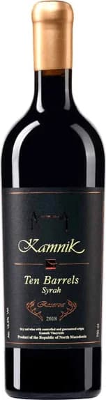 Kamnik Ten Barrels Syrah Reserva 0.75