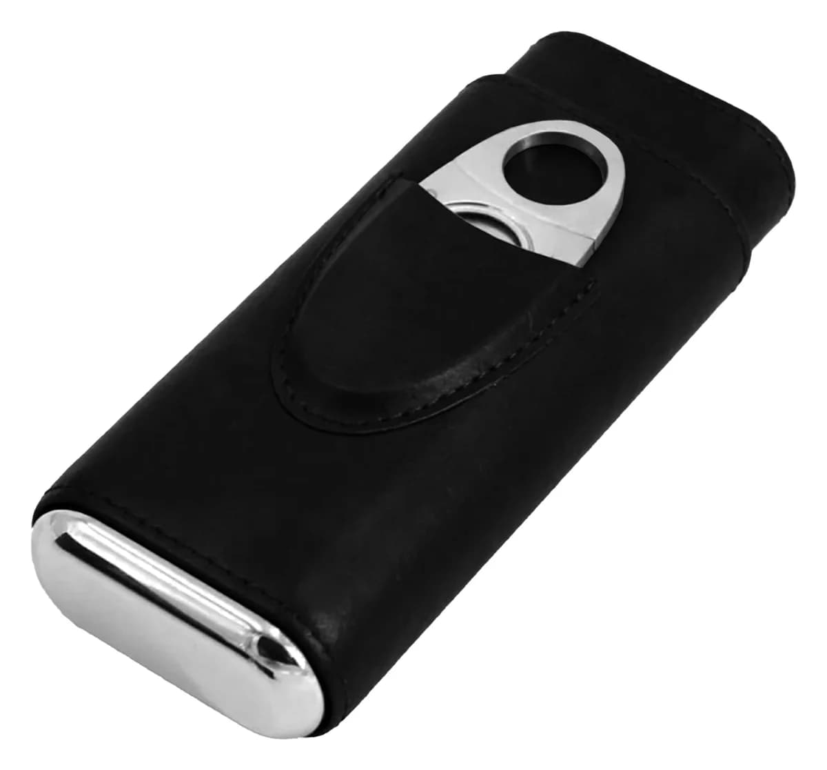 Black Leather Cigar Case