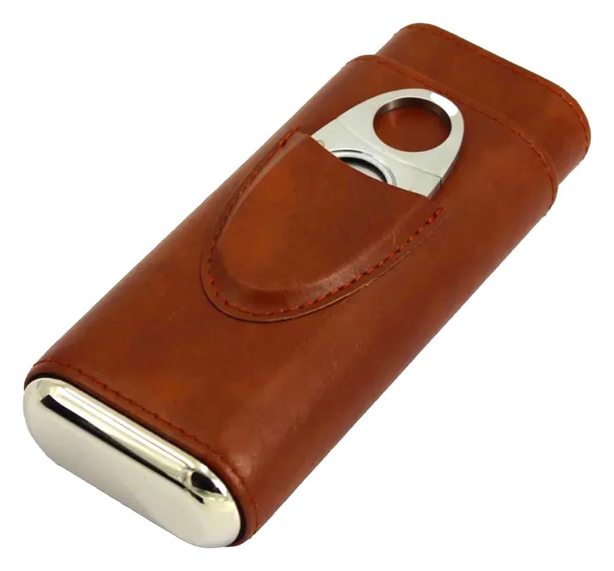 Brown Leather Cigar Case