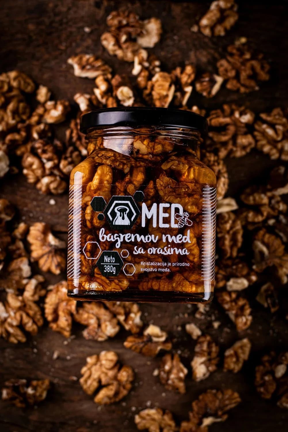 Nectar Line Walnuts in Acacia Honey 390g
