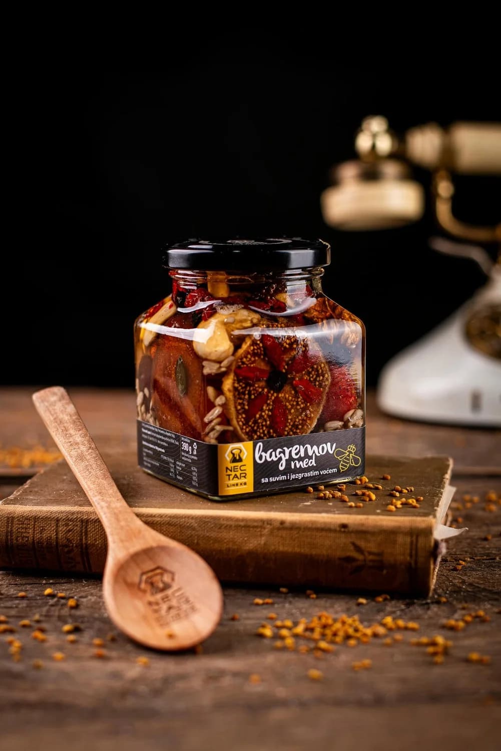 Nectar Line Dried Fruit and Nuts in Acacia Honey 390g