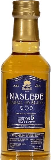 Rakija od šljive “Nasleđe” 5 Godina 0,20