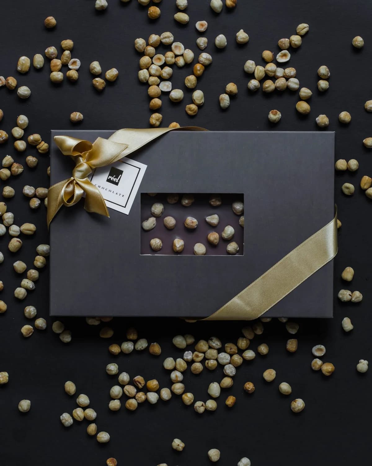 Reel Milk Chocolate 35% with Whole Hazelnuts 350g