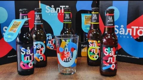 Salto craft beer poklon set 5×0.33