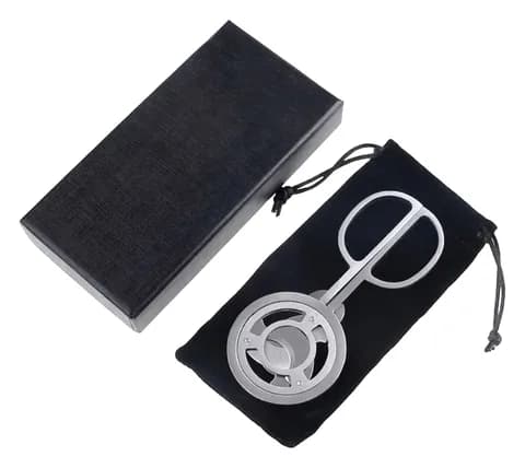 Stainless Steel Triple-Blade Cigar Scissors