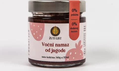 Fruit spread of 100% Strawberries 240g
