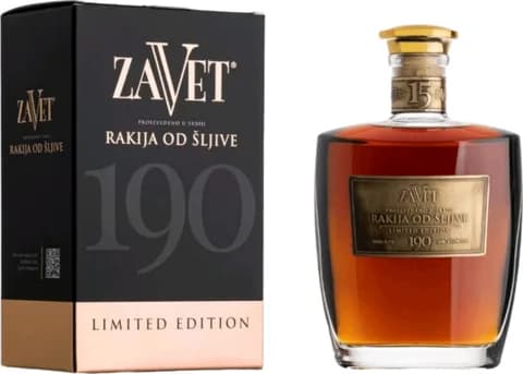 ZAVET 190 ŠLJIVA 15 GODINA 0,75 LUX