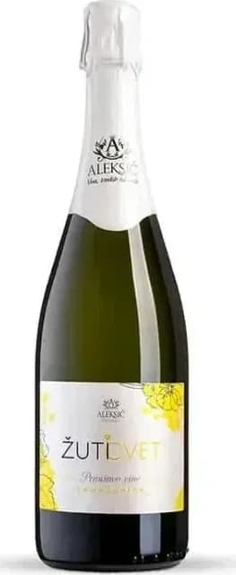 Aleksić penušavo vino Žuti cvet 0.75