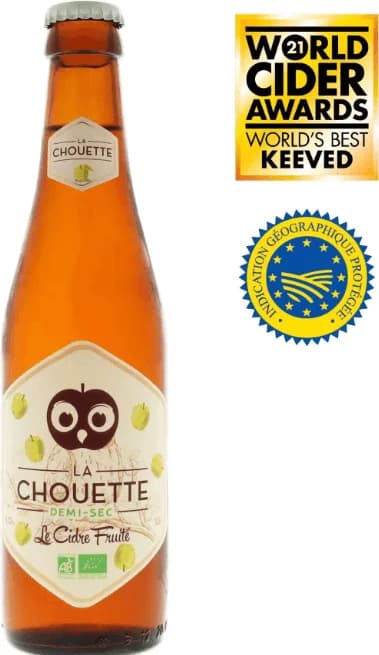 Cider La Chouette Demi-Sec Organic 0,33