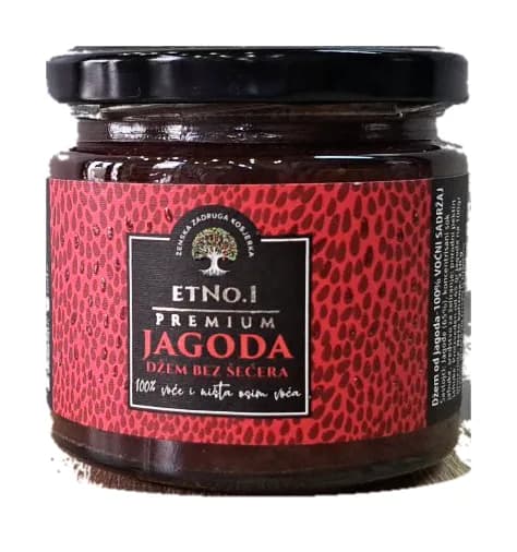 EtNo.1 Premium Džem Jagoda 230g