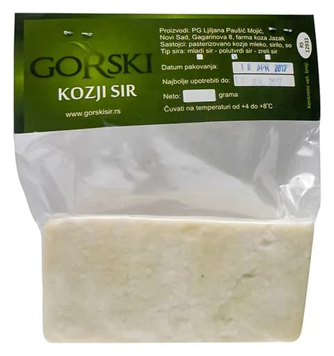 Gorski kozji neutralni sir 220g