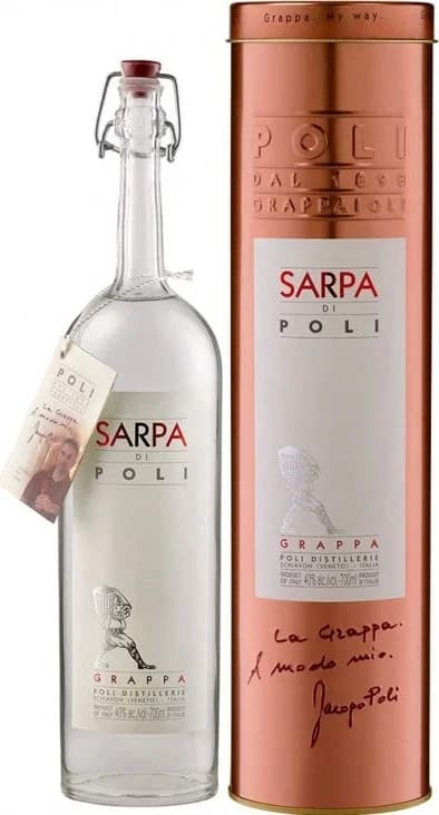 Poli Distillerie Grappa Sarpa Bianco 0.70