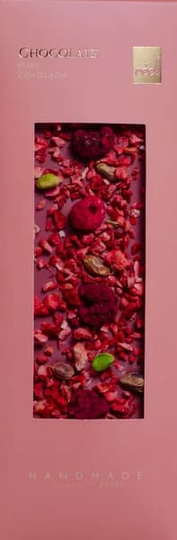 Reel Ruby roze čokolada sa liofilizovanim voćem i pistaćima 115g