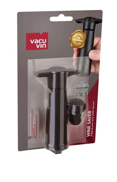 Vacuvin pumpica crna sa čepom