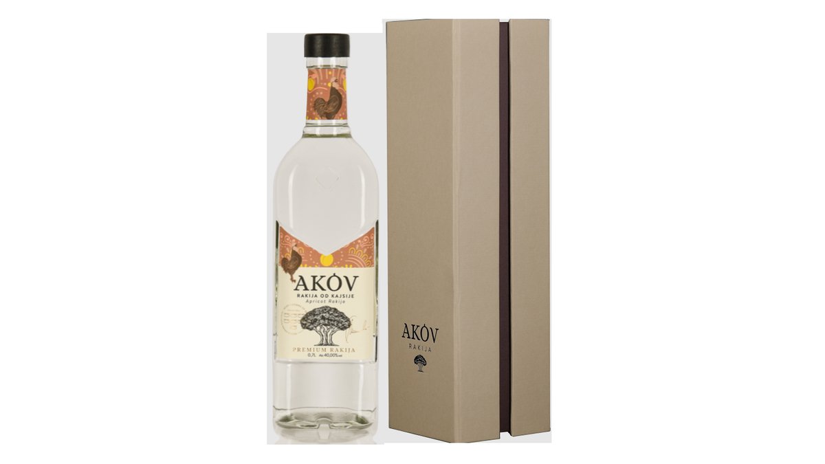 Akov Kajsija sa kutijom 0.70l