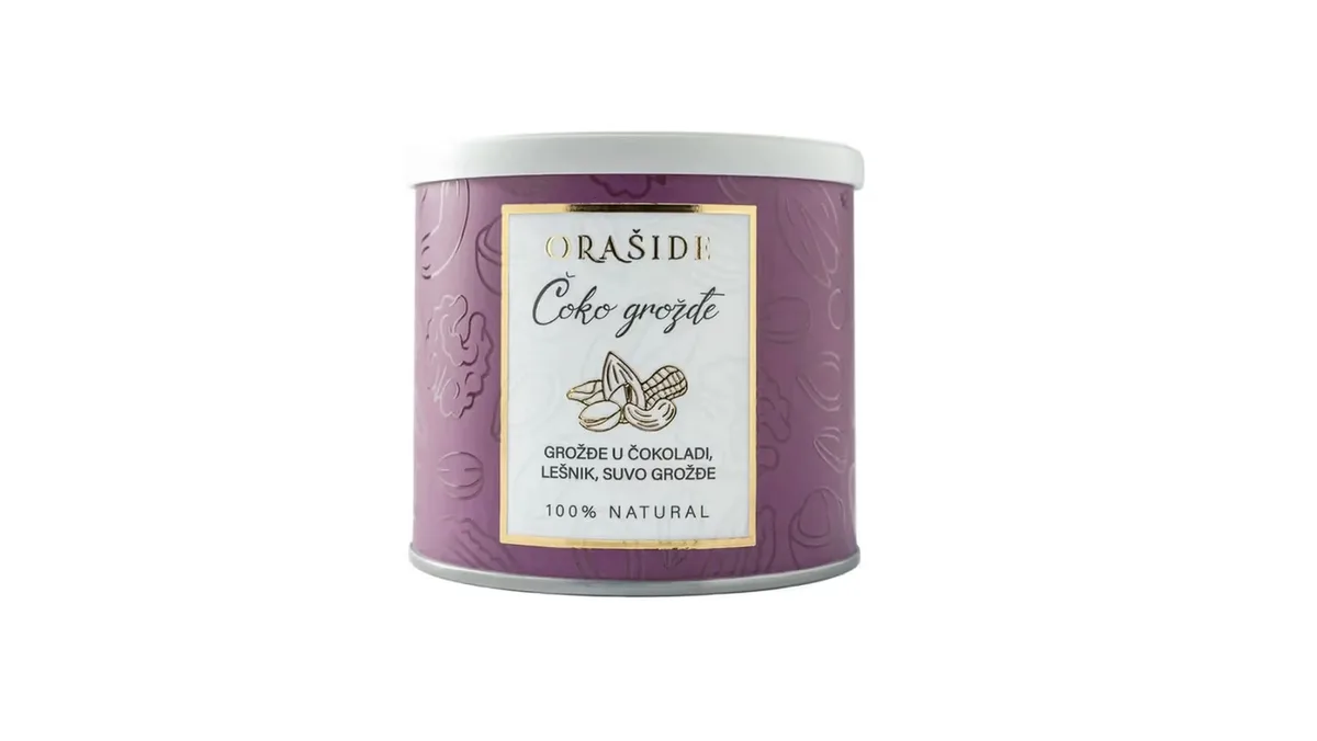 Orašide Čoko grožđe 180g